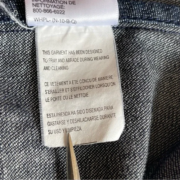 Vtg 2002 Tommy Hilfiger Double Breasted Denim Jacket Metal Nautical Buttons XL - Picture 14 of 15